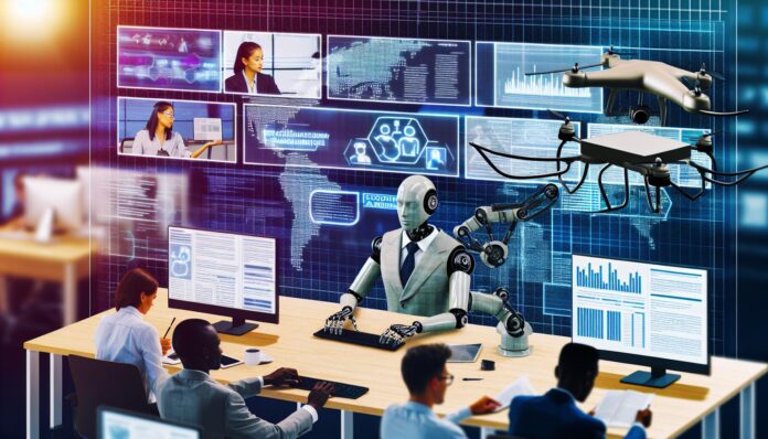 AI technology applied in news reporting
