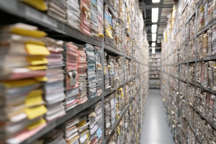 Rows of digital files representing Toyota's technical documentation system.