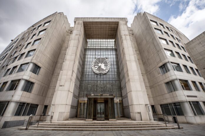 IMF headquarters exterior, representing financial authority