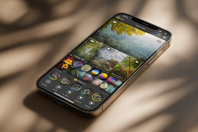 Smartphone displaying Snap's Lens Studio iOS app interface