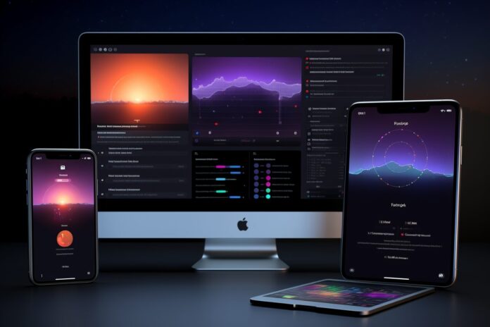 iPhone, iPad, and Mac displaying Apple Intelligence features in action