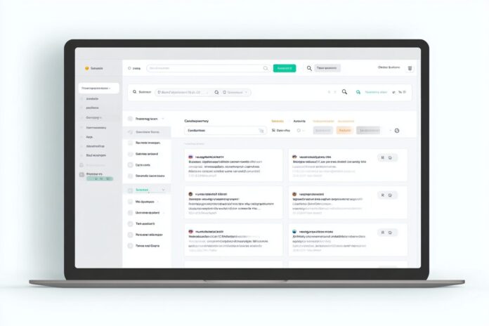 Screenshot showing clipboard manager interface with text snippets and search bar