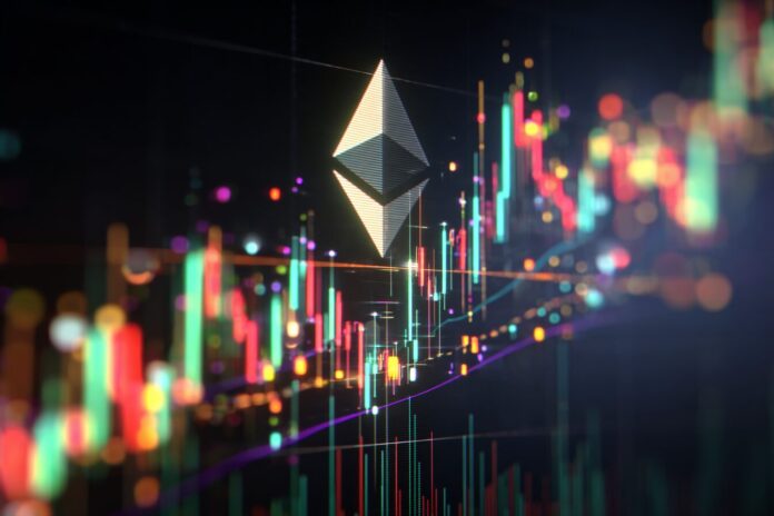 Ethereum price chart with $2,800 resistance highlighted
