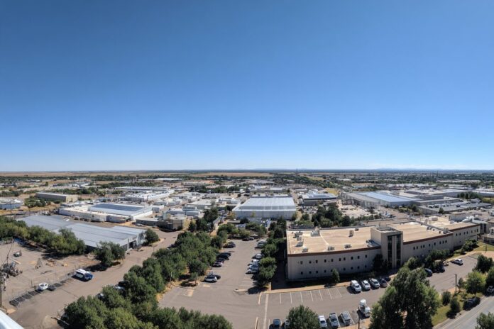 A panoramic view of OpenAI's Project Stargate compute facility in Abilene, Texas