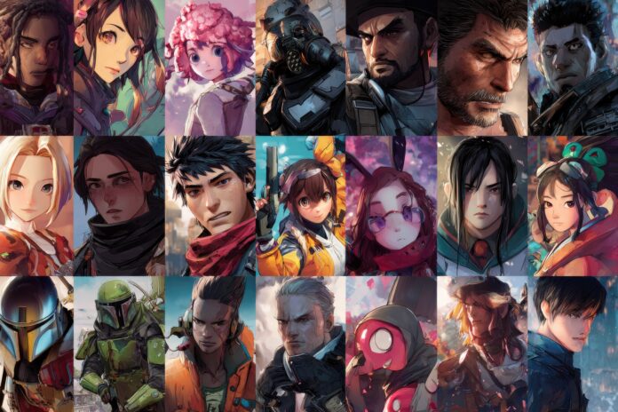 A dynamic collage of characters from major multiplatform games announced at Sony’s June 2025 State of Play.