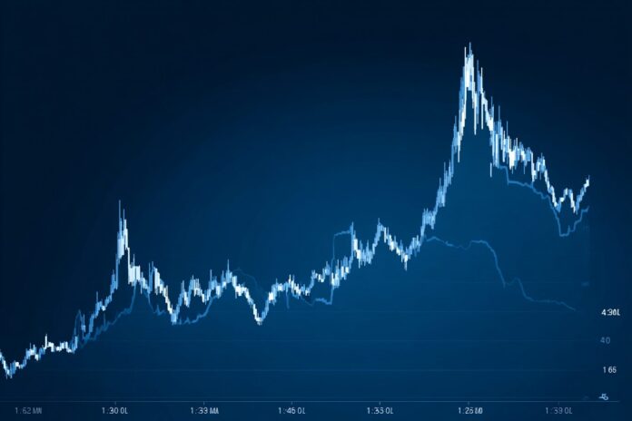 LayerZero token price chart showing a slight upward trend after a sharp dip, illustrating the recent rebound.