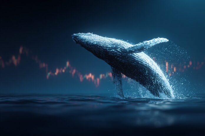 Bitcoin Cash rocket-themed digital art as whales push the price up