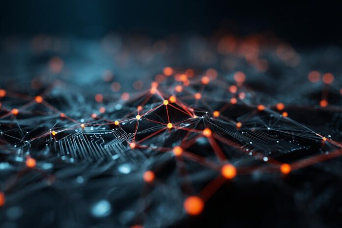 Institutional investors reviewing crypto ETF data and Chainlink charts on monitors