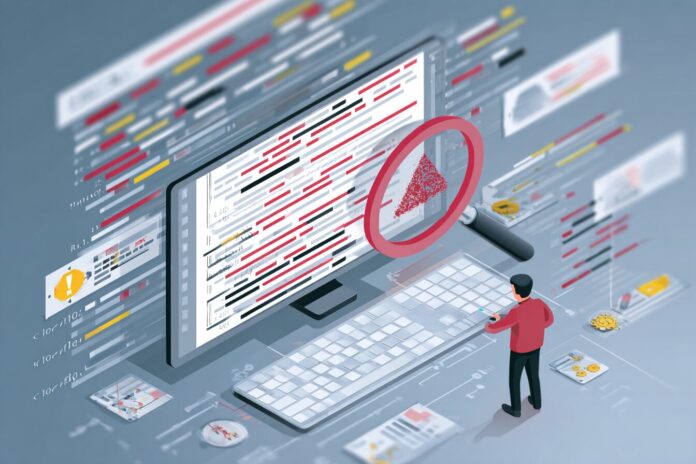Illustration of a security flaw being exposed in the Cursor and Windsurf code editors by a cybersecurity researcher.