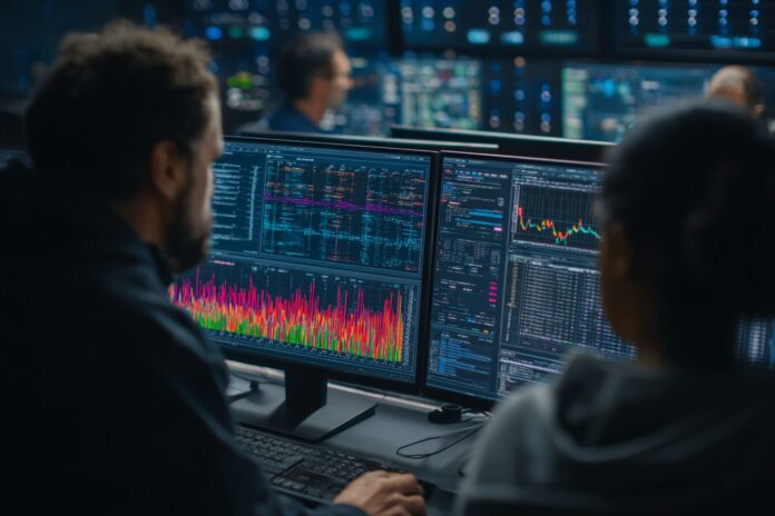 A cybersecurity team examining network logs for indicators of Auto-Color malware on a Linux server.