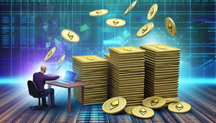 Ethereum whales stacking up Ether coins in digital wallets
