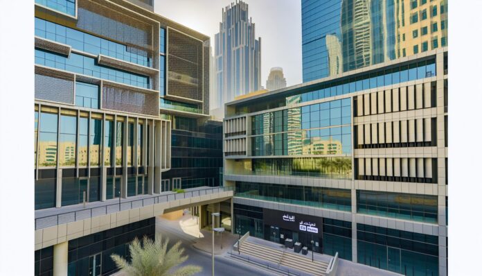 Exterior view of DeFi Technologies Dubai office in Jumeirah Lake Towers