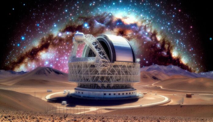 ATLAS telescope in Chile under star-filled sky, representing discovery site of 3I/ATLAS