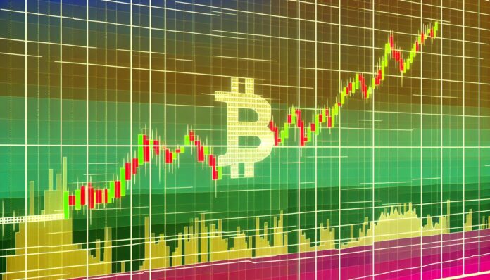 Bitcoin price chart illustrating recent all-time highs and upward trend