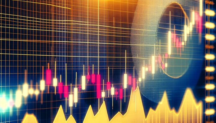 Graphical representation of Bitcoin price candlesticks trending upward in July 2025, with numbers above $113,000.