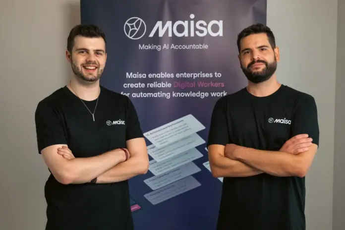 Maisa AI founders celebrating a $25M funding round for solving enterprise AI failures
