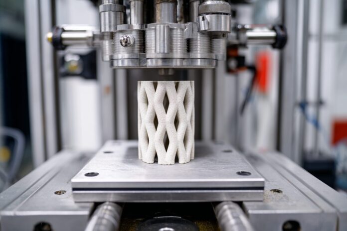 3D-printed GRX-810 alloy sample under high-temperature test rig