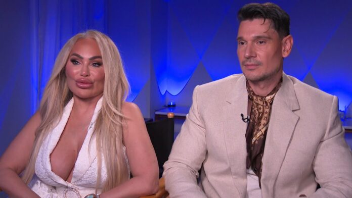 Darcey and Georgi sharing their thoughts in a 90 Day Fiance interview segment