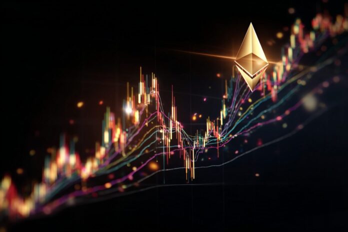 Ethereum price chart showing breakout above $4,900