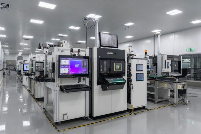 MARS1000 edge AI processor chip in Malaysia's manufacturing facility
