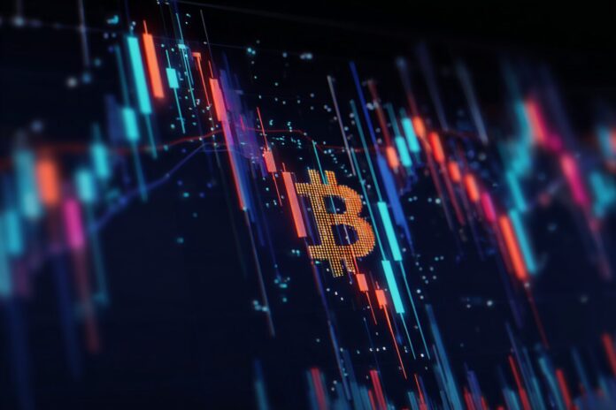 Bitcoin price dips and rebounds during August 2025