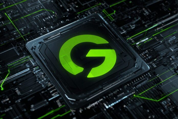 NVIDIA G-Assist AI logo over RTX GPU background