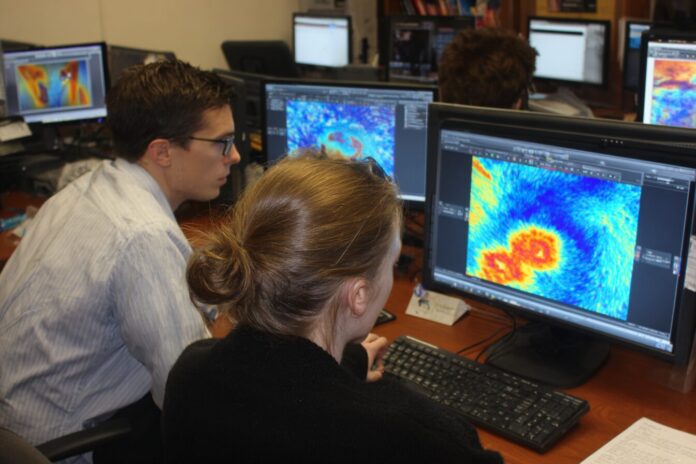 Surya AI model analyzing solar images to predict solar flares