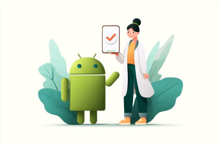 Android developer verification announcement illustration