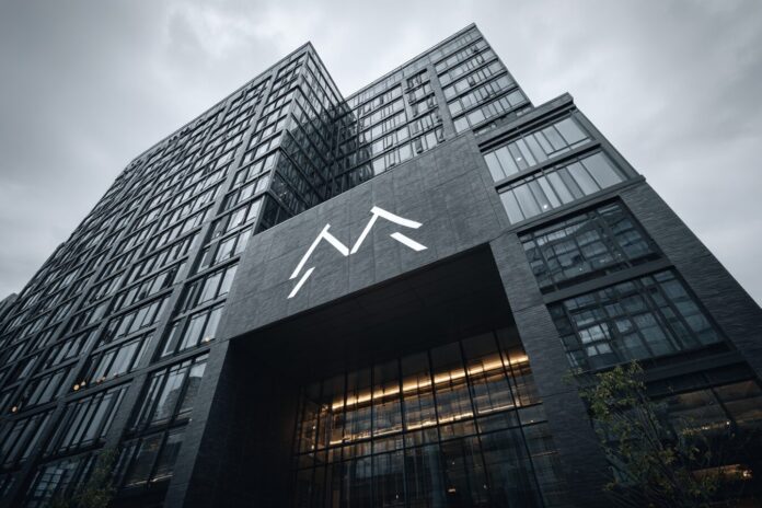 Meta headquarters with Scale AI branding, symbolizing their new partnership.