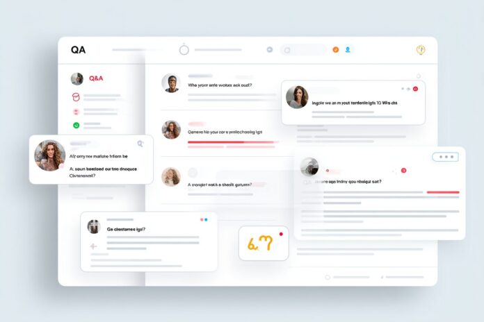 A developer chat interface showing a focused discussion that converts into a structured Q&A