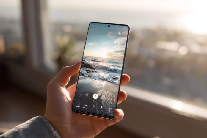 Google Pixel 9 Pro displaying Gemini AI interface with Veo video generation on screen.