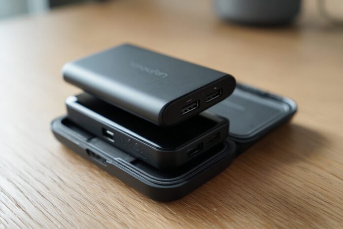 Belkin UltraCharge 3-in-1 Qi2 25W Charger folded for travel