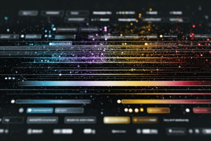 Abstract AI interface representing Grok 4 model access tiers from free to Heavy.