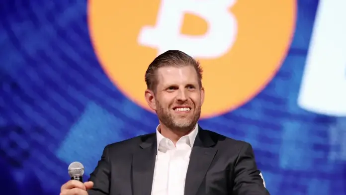 Roman Storm speaking at a crypto conference.