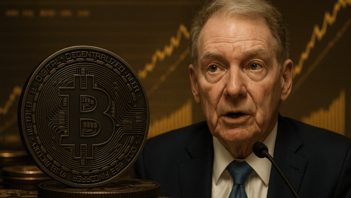 SEC Chair addressing the media about Project Crypto and capital markets reform