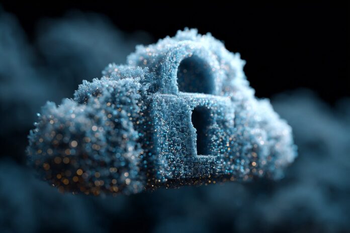 A digital lock symbolizing cloud identity security vulnerabilities