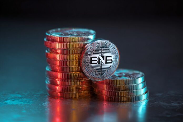 BNB tokens digital stack representing CEA Industries' latest acquisition