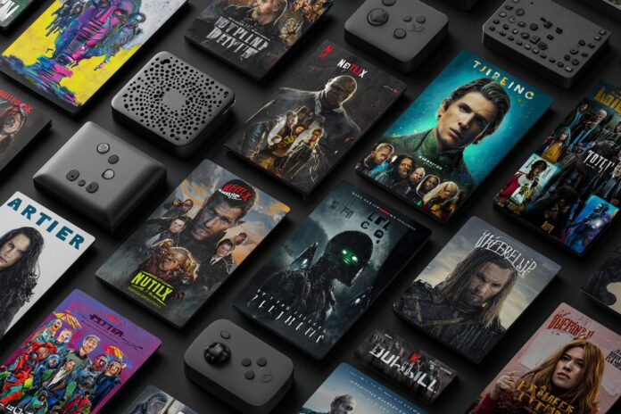 Collage of streaming devices, TVs, and popular September 2025 series posters
