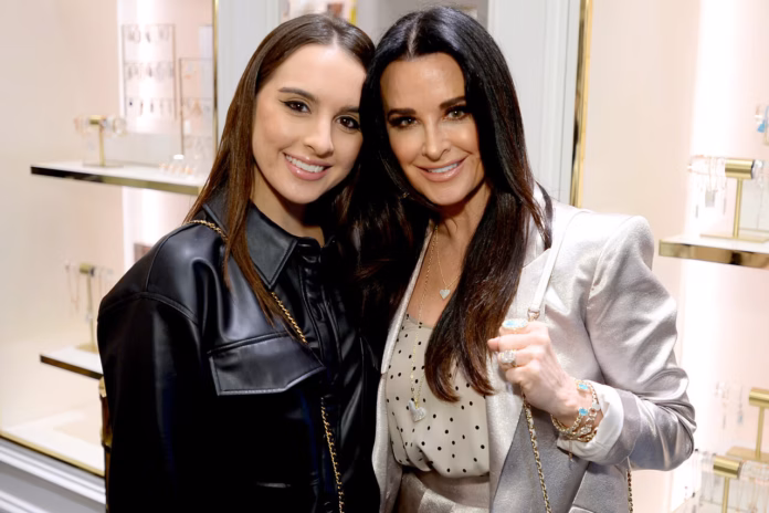 Kyle Richards and daughter Alexia Umansky share a warm moment at a family event
