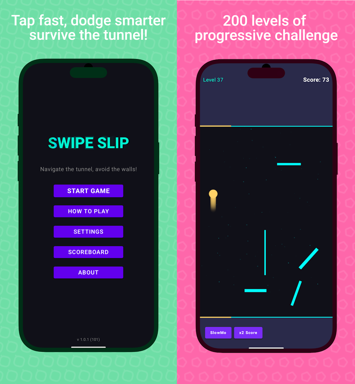 Swipe Slip Mobile Game